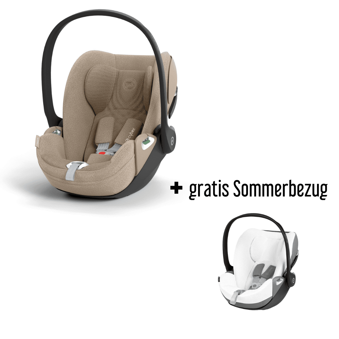 CYBEX Cloud T i-Size cozy beige Plus inkl. gratis Sommerbezug CYBEX Cloud T i-Size cozy beige Plus inkl. gratis Sommerbezug